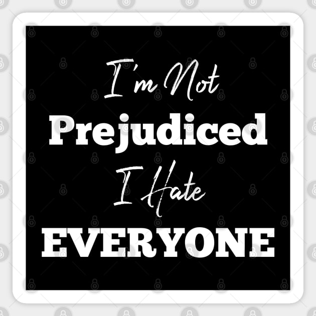 I Hate Everyone Antisocial Misanthropist Sticker by Mindseye222